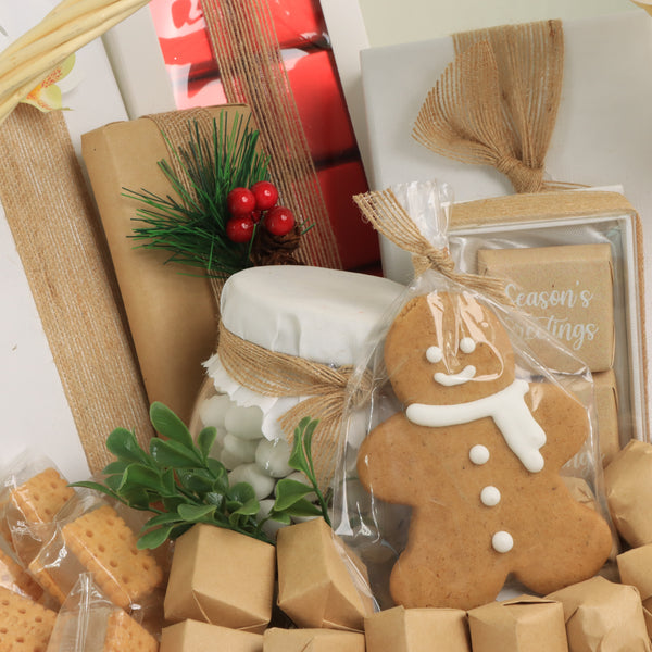 Christmas designed premium chocolate medium basket
