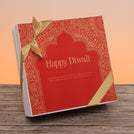 Happy diwali festive frame designed premium chocolate hard box