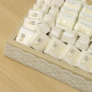 Bridal decorated chocolate leather tray