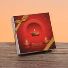 Happy diwali candle lights designed premium chocolate hard box