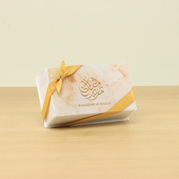 Set of 20 Ramadan Mubarak designed premium chocolate hard box giveaway