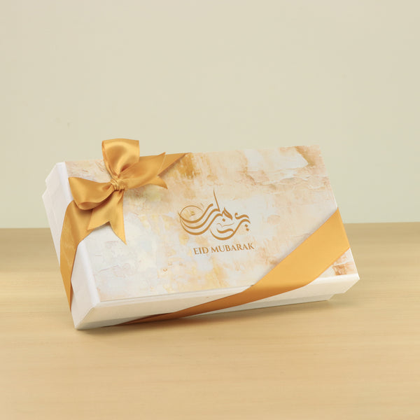Set of 6 Eid Mubarak designed premium chocolate 8P hard box giveaway