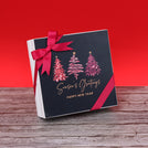 Season's greeting three trees designed premium chocolate hard box