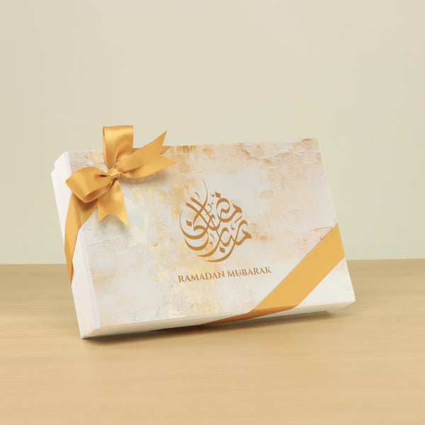 Ramadan Mubarak designed premium chocolate 15P hard box