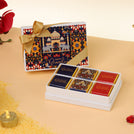 Set of 8 Happy Diwali majestic designed 6-piece chocolate hard box giveaway