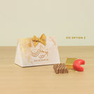 Set of 20 Ramadan Eid Mubarak designed premium chocolate triangle box giveaway