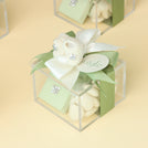 Baby personalized crochet shoes decorated premium chocolate acrylic box