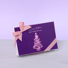 Set of 8 Merry Christmas & happy new year magical tree designed premium chocolate 6 piece hard box