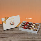 Happy Diwali floral candle designed premium chocolate 15P hard box