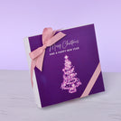 Merry Christmas & happy new year magical tree designed premium chocolate 9 piece hard box