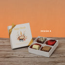 Set of 15 Happy diwali floral candle designed premium chocolate 4P hard box