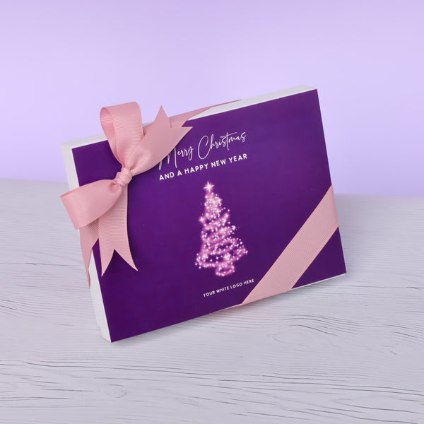 Merry Christmas & happy new year magical tree designed premium chocolate 12 piece hard box