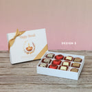 Happy diwali floral candle designed premium chocolate 12P hard box