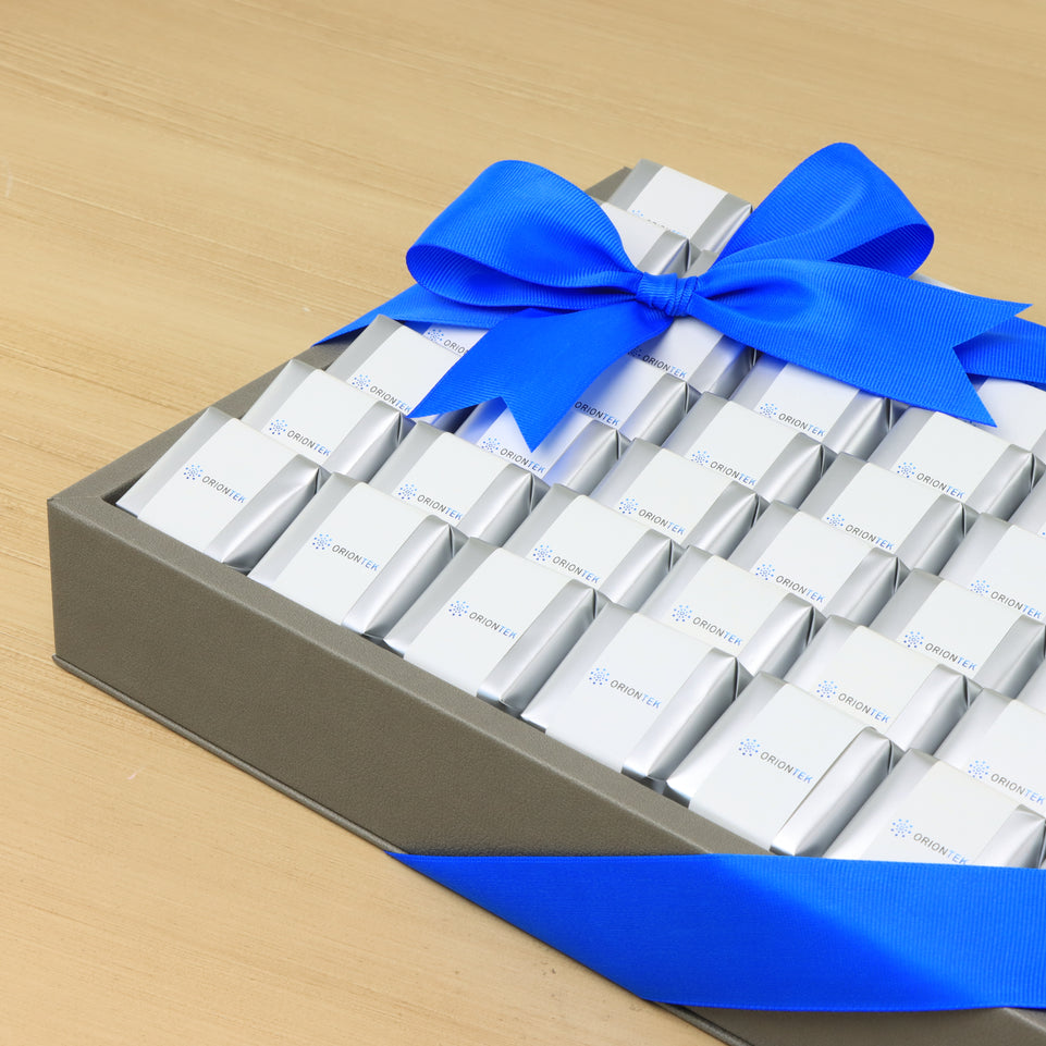 Corporate customized premium chocolate medium leather tray