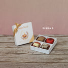 Set of 15 Happy diwali floral candle designed premium chocolate 4P hard box