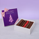 Merry Christmas & happy new year magical tree designed premium chocolate hard box