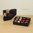 Ramadan Eid Mubarak premium chocolate 12P black hard box