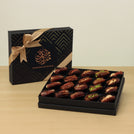 Ramadan Mubarak premium nut stuffed dates 20P black hard box