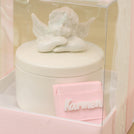 Set of 20 Baby girl ceramic angel box giveaway