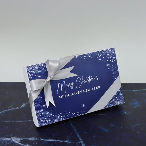 Merry Christmas & happy new year winter designed premium chocolate 15 piece hard box