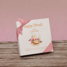 Set of 5 Happy diwali floral candle lights designed premium chocolate 9p hard box