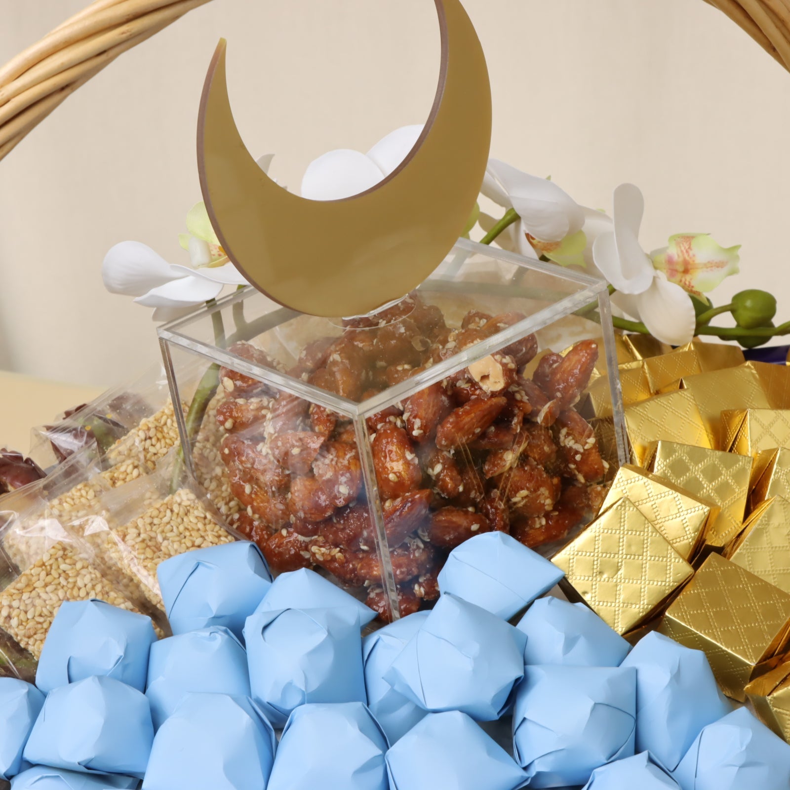 Corporate customized premium chocolate & sweets large basket