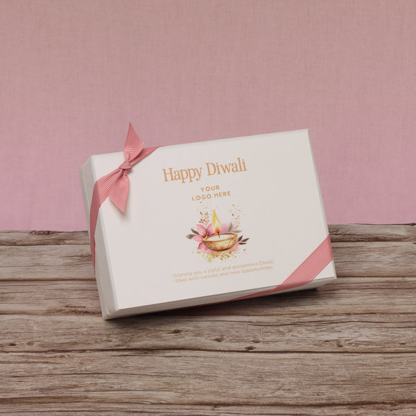 Set of 8 corporate customized floral candle lights designed premium chocolate 6p hard box