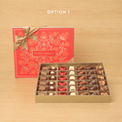 Happy Diwali Festival of Lights floral designed premium chocolate 42P hard box