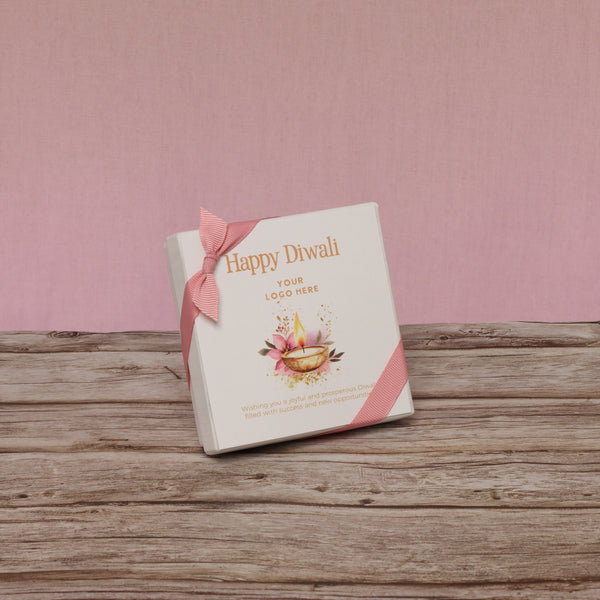 Set of 15 Corporate customized floral candle lights designed premium chocolate 4P hard box