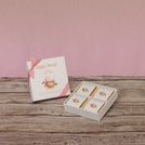 Set of 15 Corporate customized floral candle lights designed premium chocolate 4P hard box