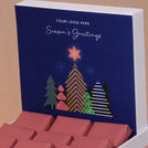 Corporate customized Season's greeting premium chocolate small hamper