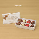 Set of 6 Happy Diwali festival of lights designed premium chocolate 8P hard box
