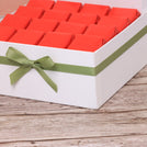 Season's greeting christmas tree designed premium chocolate medium hamper