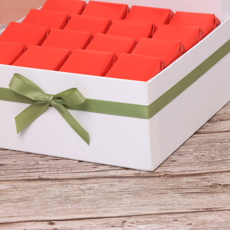 Season's greeting christmas tree designed premium chocolate medium hamper