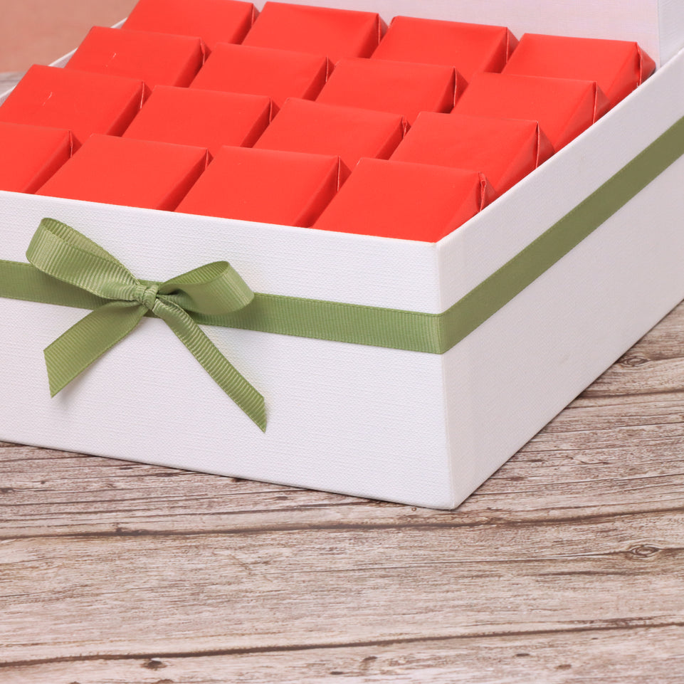 Season's greeting christmas tree designed premium chocolate medium hamper