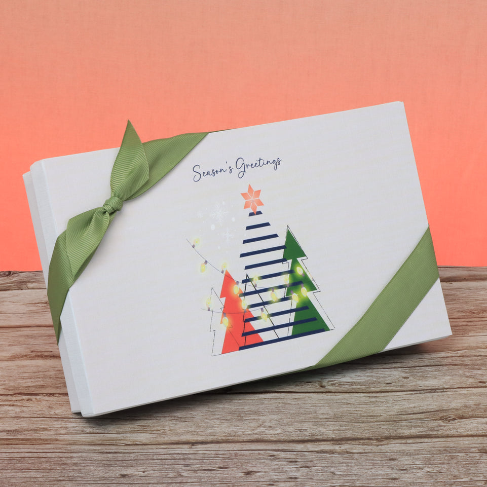 Season's greeting designed premium chocolate 15p hard box