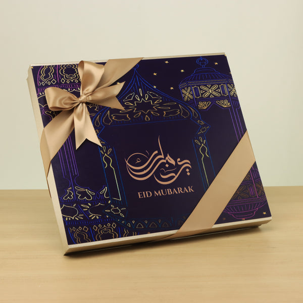 Eid Mubarak designed premium chocolate luxury box