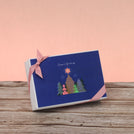 Set of 8 season's greeting designed premium chocolate 6p hard box