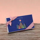Set of 6 season's greeting designed premium chocolate 8p hard box
