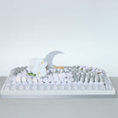 Eid Mubarak Designed flower decorated chocolate large leather tray