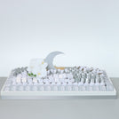 Eid Mubarak Designed flower decorated chocolate large leather tray