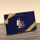 Set of 4 corporate customized season's greetings designed premium chocolate 15p hard box