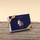 Set of 8 corporate customized season's greetings designed premium chocolate 6p hard box
