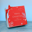 Merry christmas designed premium chocolate hard box