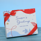 Set of 3 corporate customized season's greetings designed premium chocolate 20p hard box