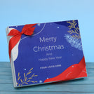 Set of 3 corporate customized merry christmas designed premium chocolate 20p hard box