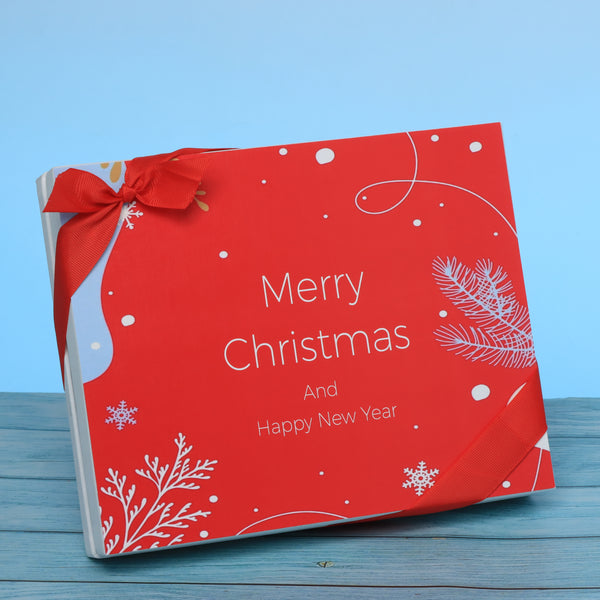 Merry christmas designed premium chocolate 20p hard box