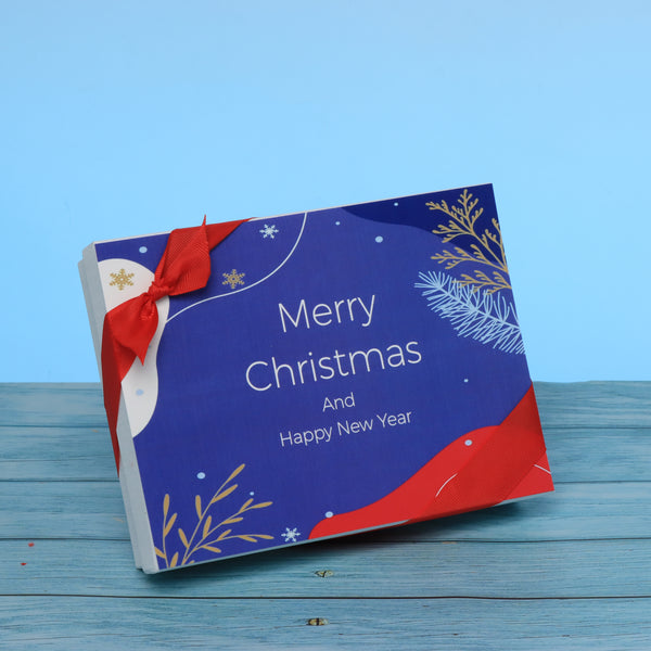 Merry christmas designed premium chocolate 12p hard box