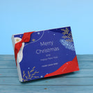Set of 5 corporate customized merry christmas designed premium chocolate 12p hard box