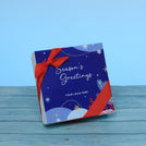 Set of 5 corporate customized season's greetings designed premium chocolate 9p hard box